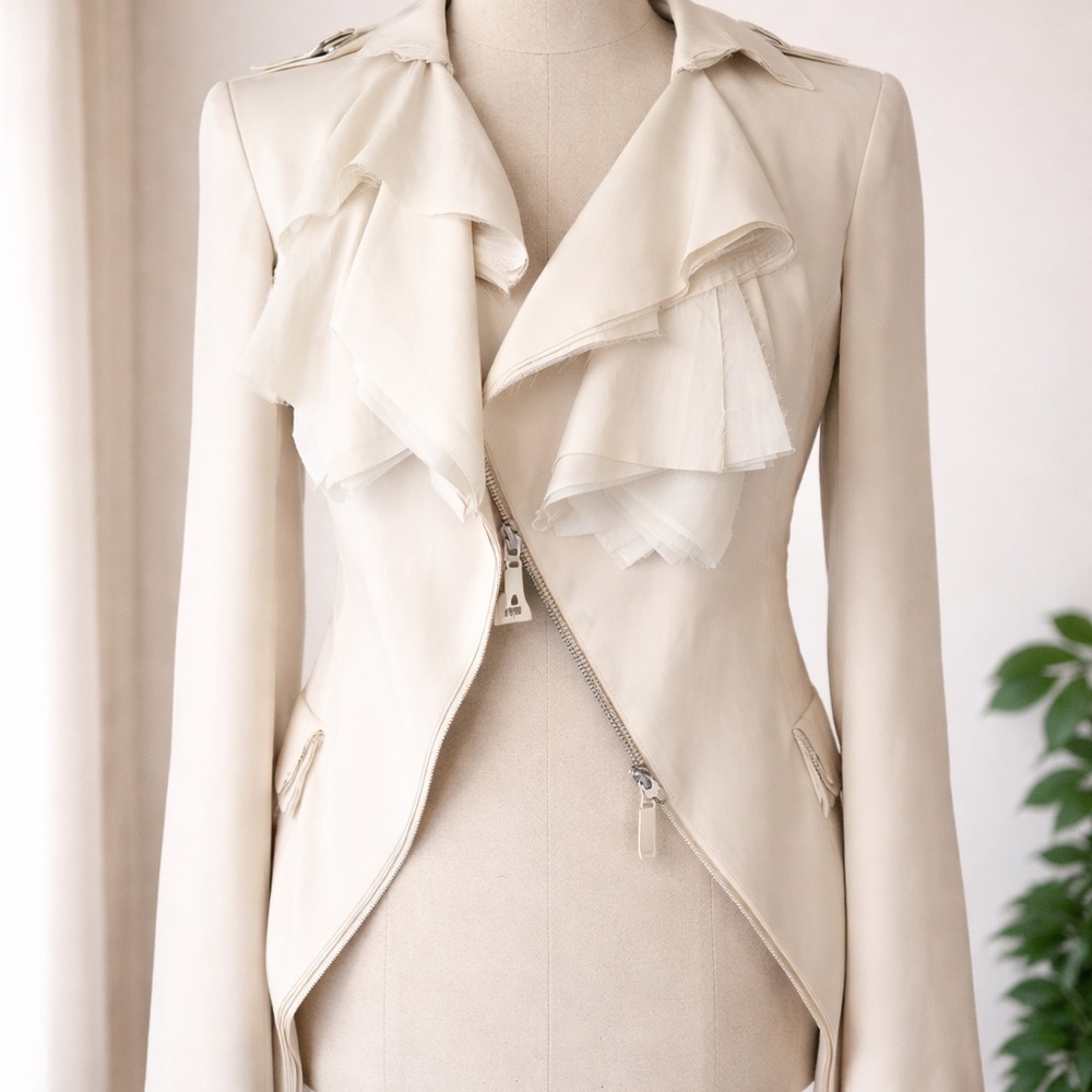 Alexander McQueen silk blazer New